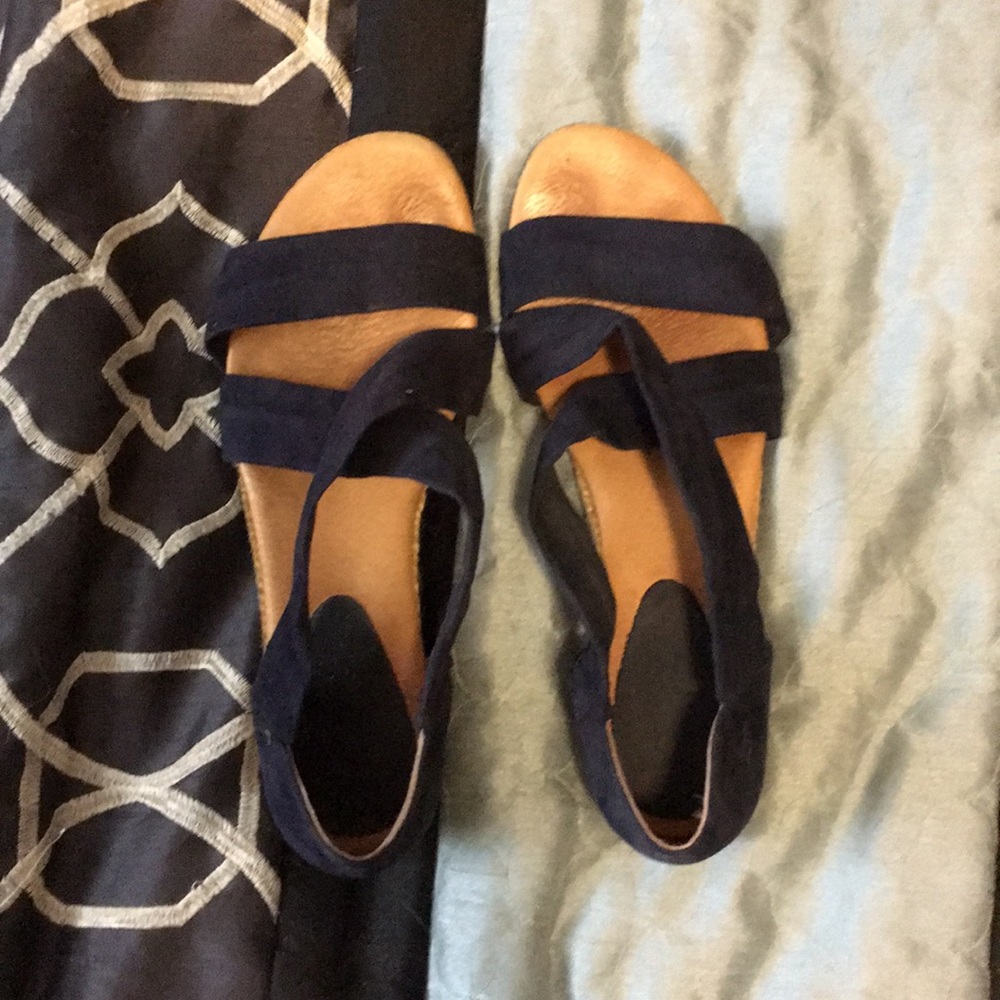 Blue Sandals